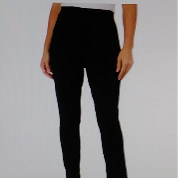 Classic Solid Black Career Pants Size 6 - Picture 1 of 12